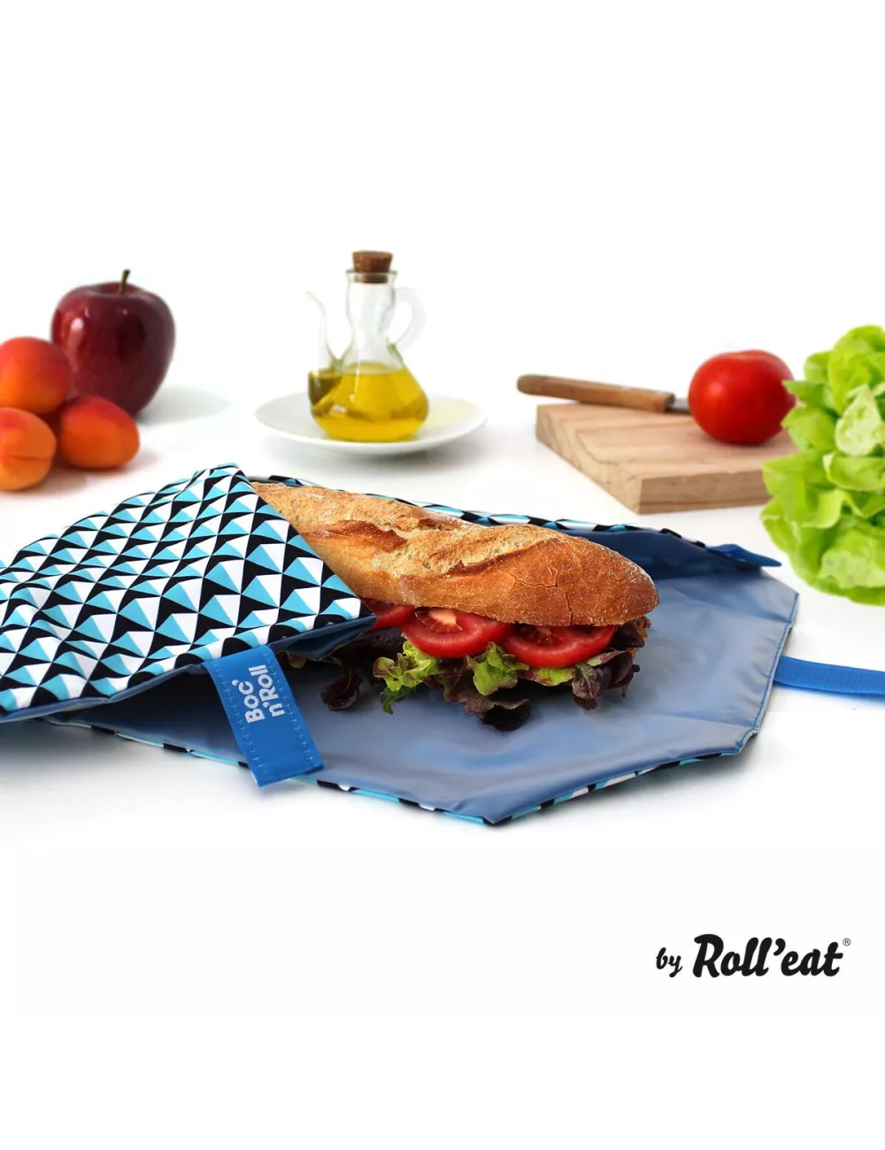 Porta bocatas Boc’n’Roll Tiles Azul