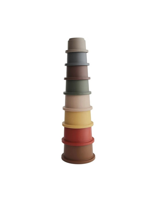 Vasitos apilables Mushie Retro