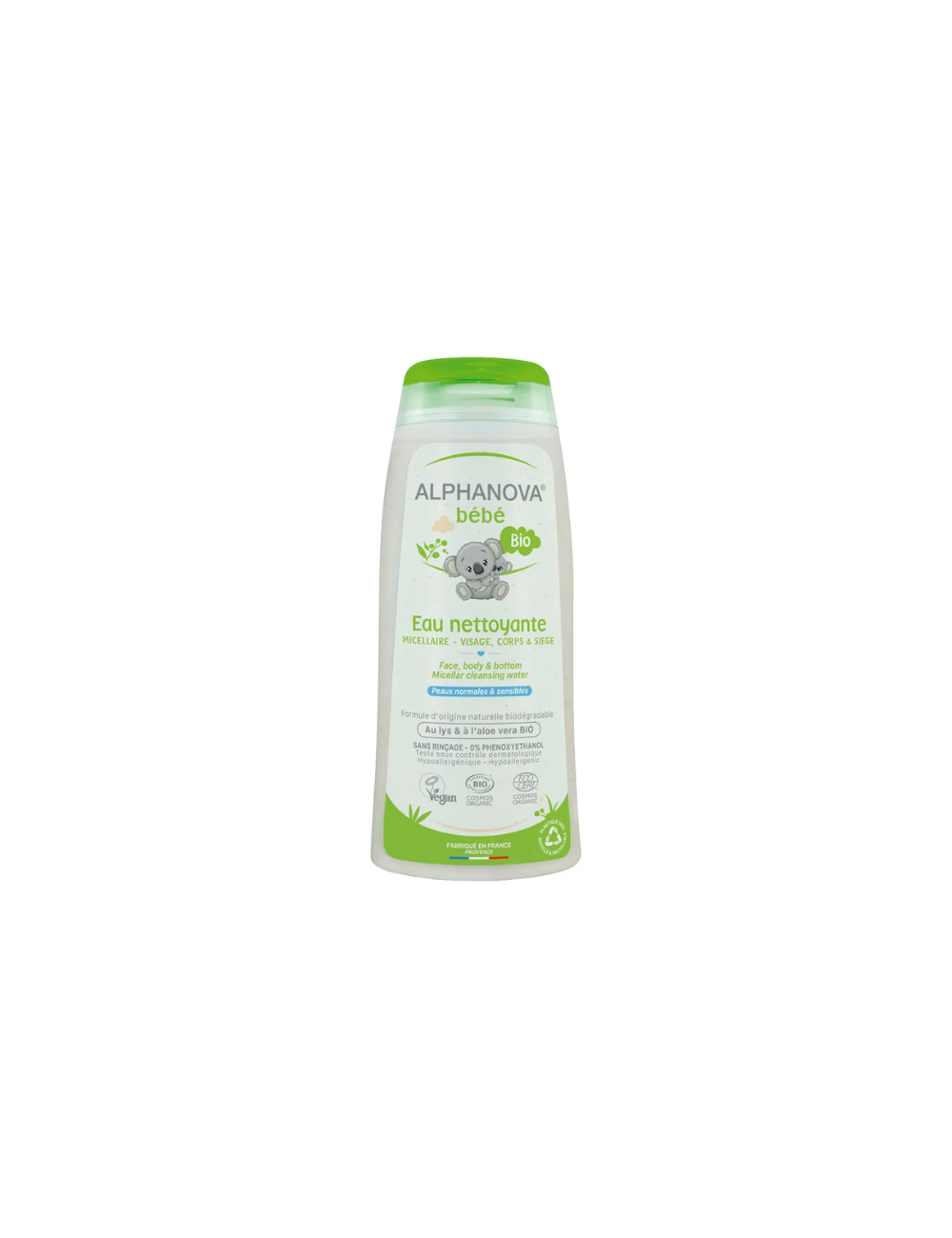 Agua Limpiadora Dermatológica Bio 200ml Alphanova Bebé