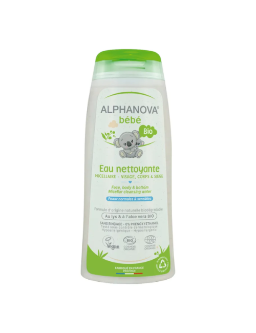 Agua Limpiadora Dermatológica Bio 200ml Alphanova Bebé