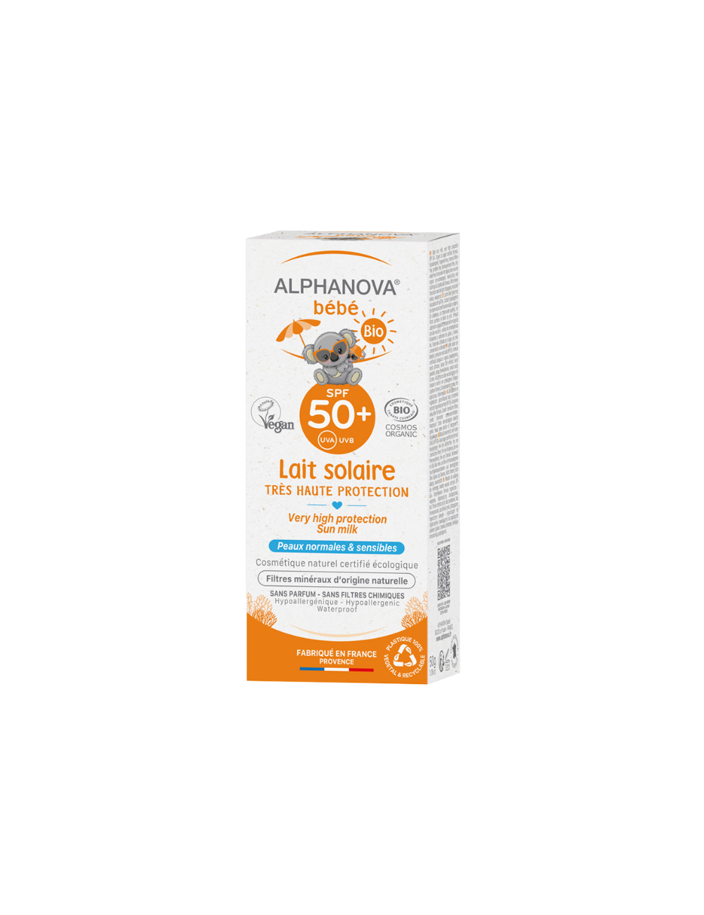 Protector solar Bio Bebé SPF 50+ - Alphanova Sun - 50ml