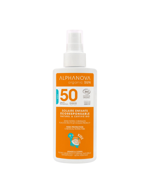 Protector solar bio kids SPF 50 Spray 125ml Alphanova Sun