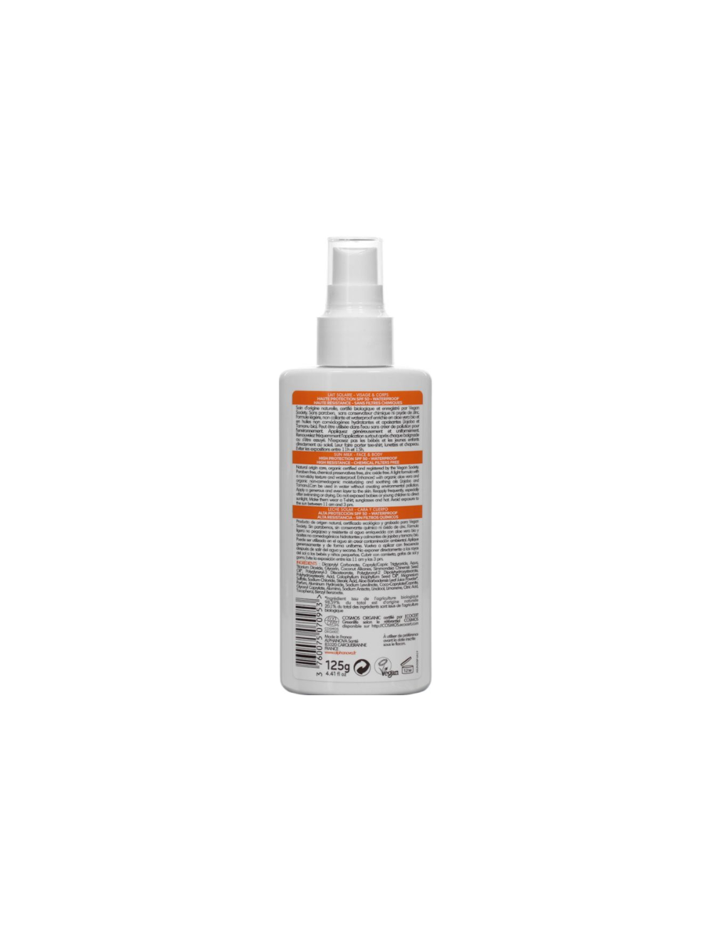Protector Solar Bio Spray SPF 50 - Alphanova Sun - 125ml