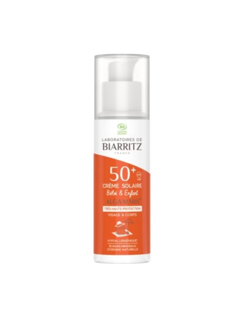 Protector Solar bebé y niño SPF50+ filtro fisico– Alga Maris – 100 ml