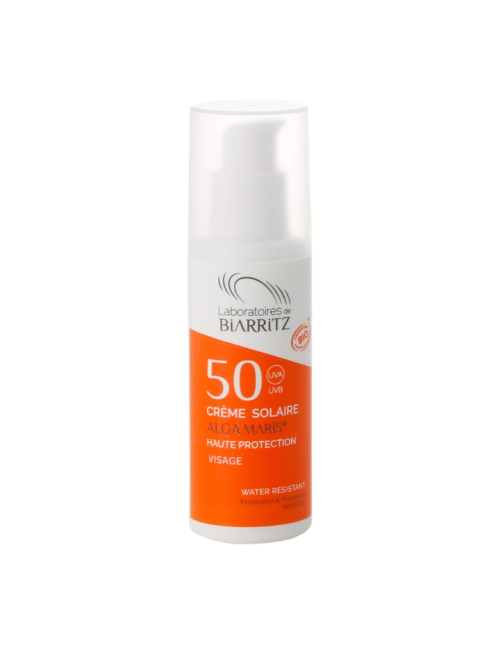 Protector Solar Facial Natural SPF 50 Alga Maris - Laboratoires de Biarritz - 50ml