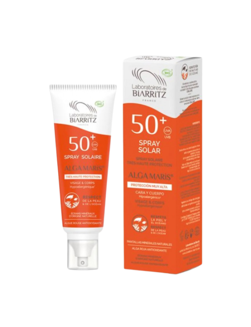 Protector Solar facial y corporal Bio SPF 50 Alga Maris - Laboratoires de Biarritz - 100ml