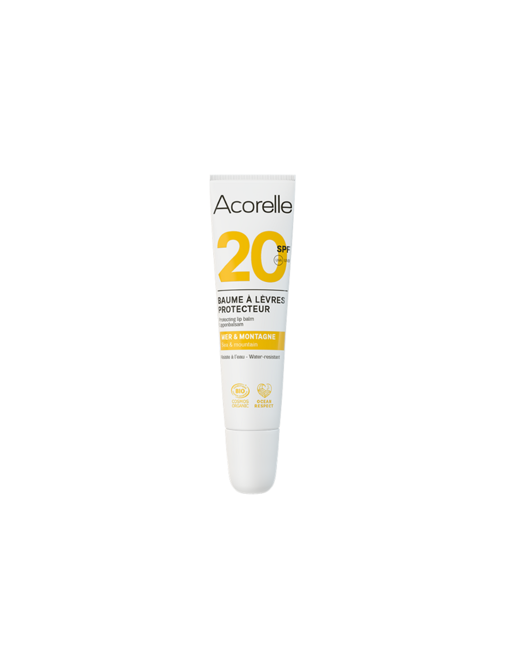 Bálsamo Labial Solar SPF 20 BIO - Acorelle - 10ml