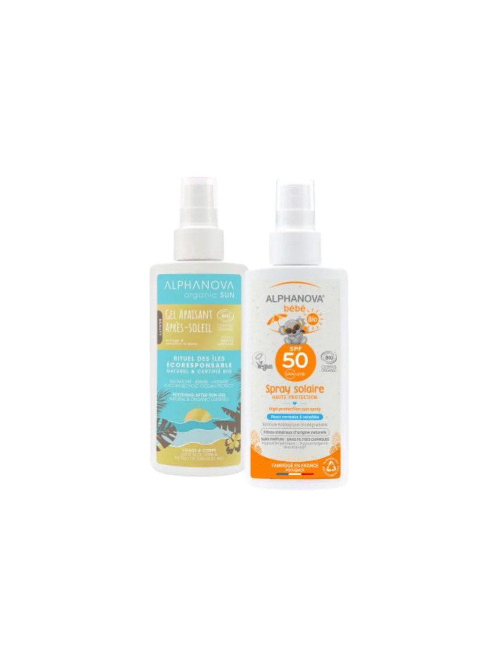 Pack Protector Solar Bebé + After Sun Bio - Alphanova Sun - 125ml