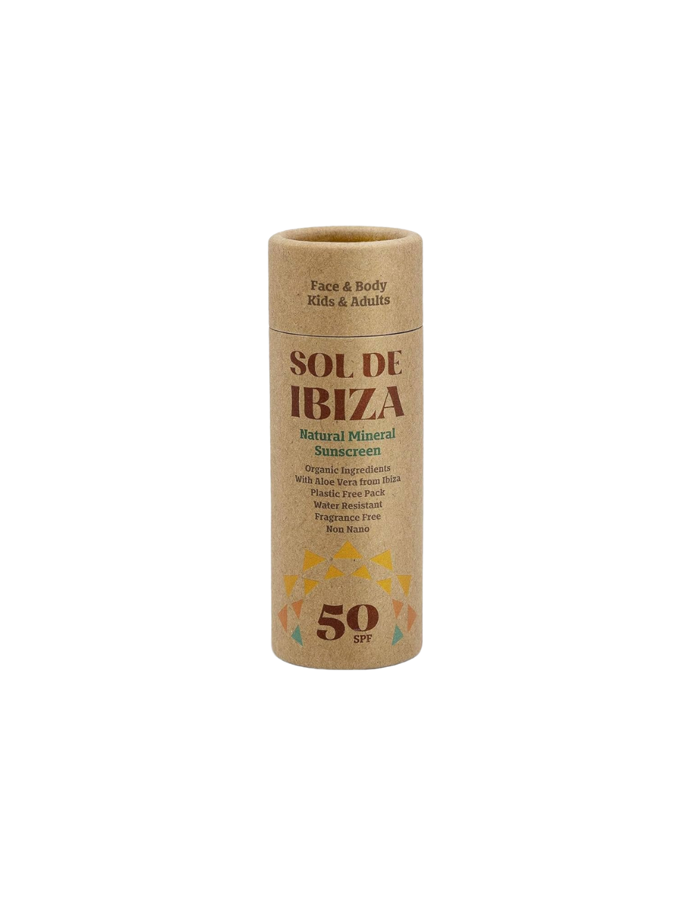 Protector Solar Mineral Stick Cara y Cuerpo SPF 50 - Sol de Ibiza - 40g