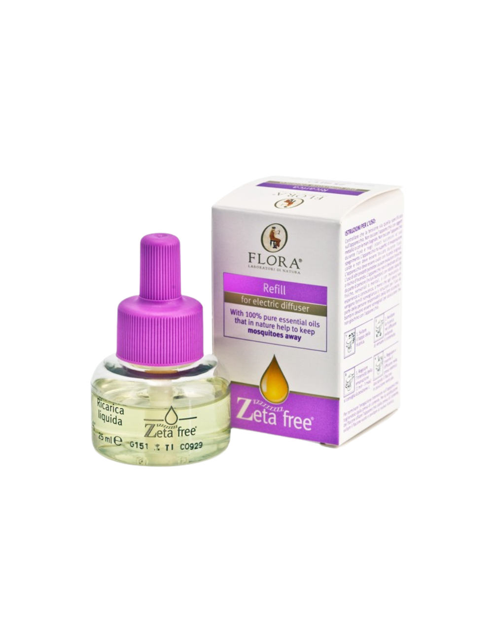 Pack Antimosquitos Natural - Pranarom + Flora - Formato grande