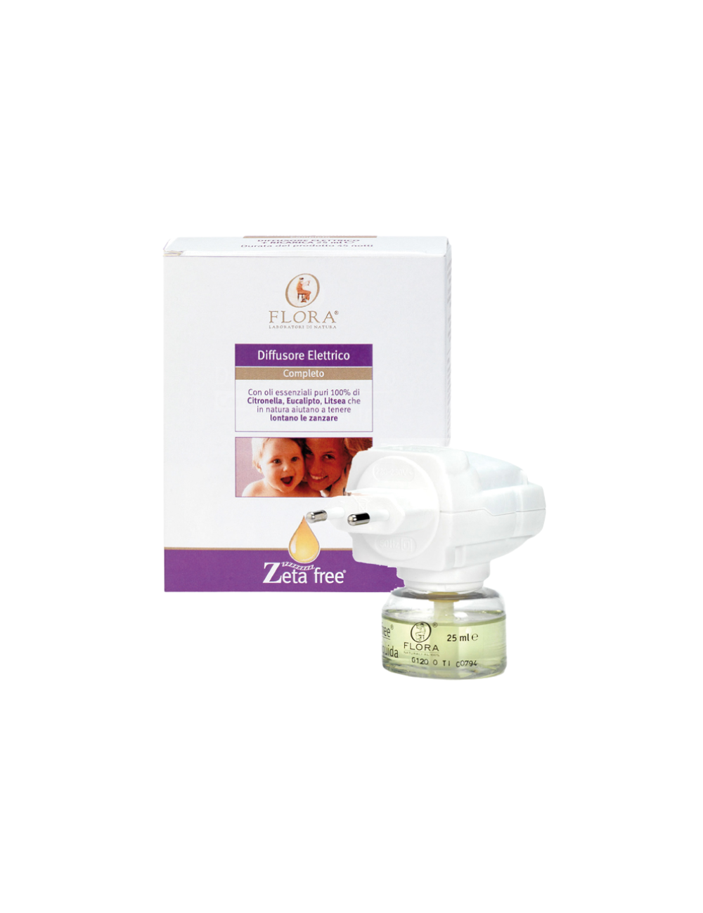 Pack Antimosquitos Natural - Pranarom + Flora - Formato grande