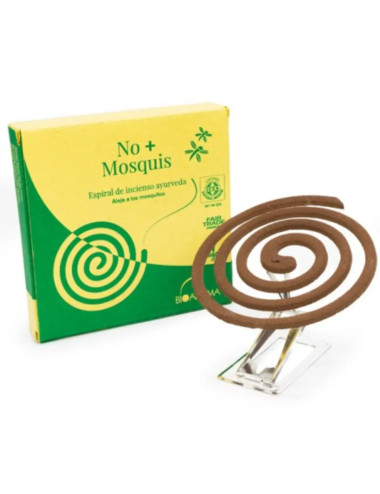Antimosquitos Natural para Exterior en esprial-Bioaroma-10u