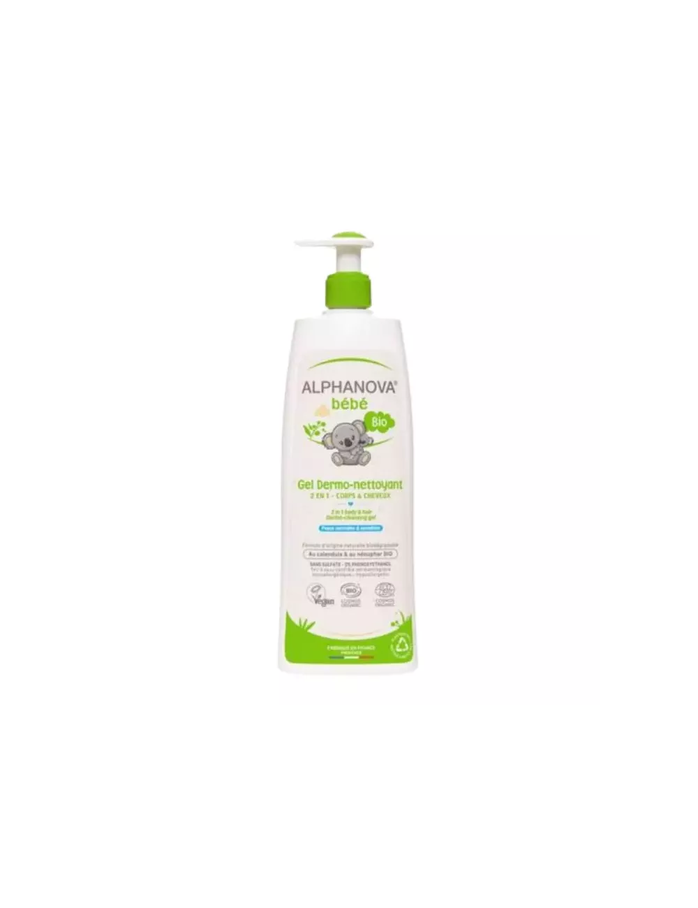 Gel champú Dermolimpiador Bebé - Alphanova - 500ml