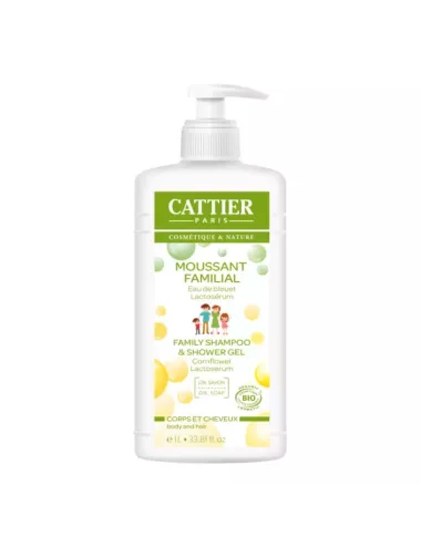 Gel De Baño Lactoserum Familiar Bio - Cattier - 1L