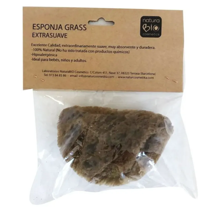 Esponja natural Grass- Extrasuave- Naturacosmetika