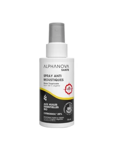 Spray Antimosquitos Natural Zona Tropical-Alphanova- 75 ml