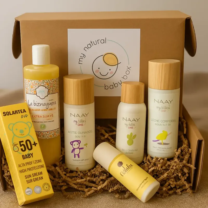 Suscripción mensual My Natural Baby Box – Caja mensual personalizada