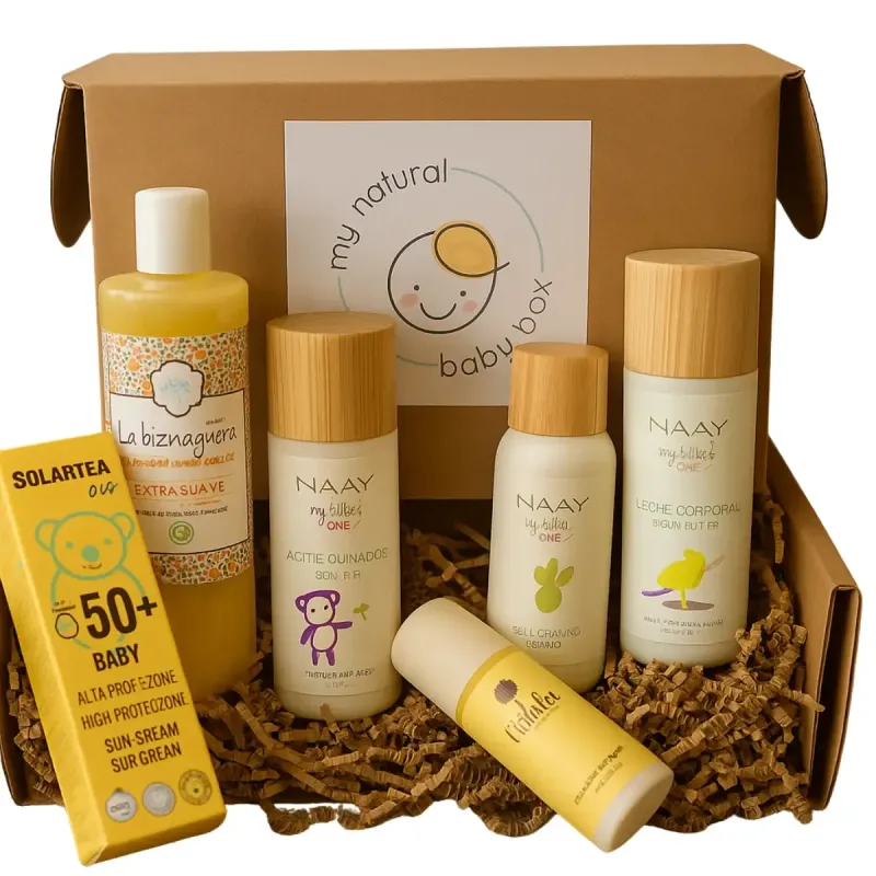 Suscripción mensual My Natural Baby Box – Caja mensual personalizada