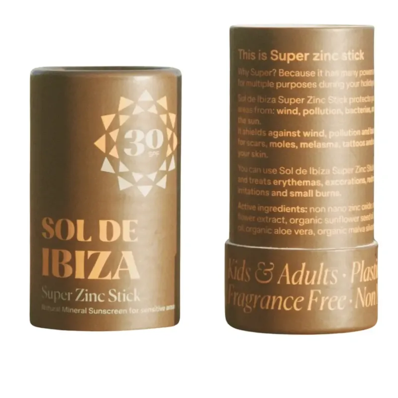 Protector Solar Mineral Stick Cara y Cuerpo SPF 30 - Sol de Ibiza - 45g