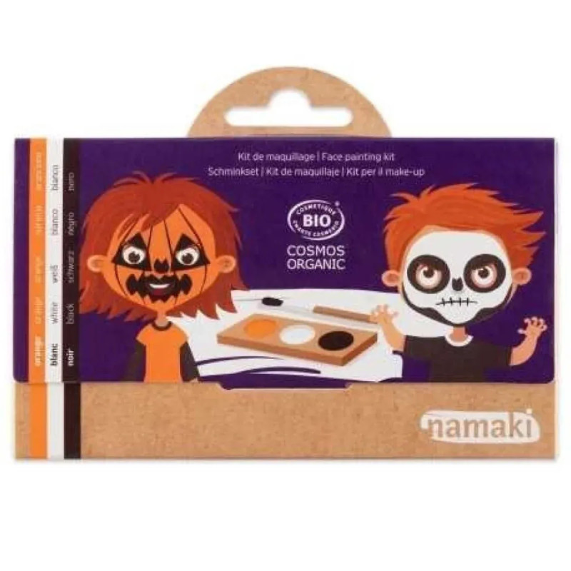 Kit de Maquillaje Infantil Bio Calabaza & Esqueleto - Namaki