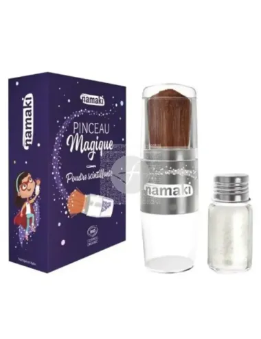 Pincel mágico Polvo brillante Color plata Namaki 4 g