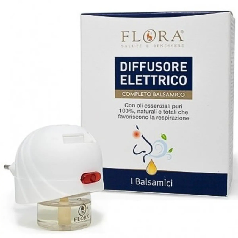 Pack Difusor Balsámico mejora la respiración bebés y adultos + Recarga – Flora – 25 ml
