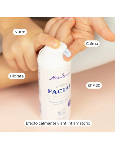 Crema Facial Hidratante (piel seca y sensible ) – Alma Secret – 50ml