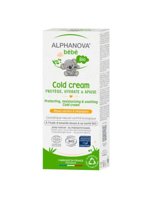 Crema calmante Cold Cream 50ml Alphanova Bebe.