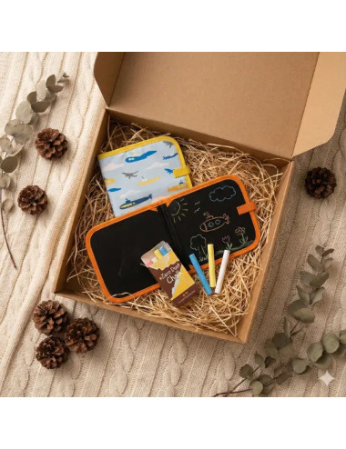 Libro Pizarra Creativo Infantil - Jaq Jaq Bird - 20x20cm | Natural y sin tóxicos