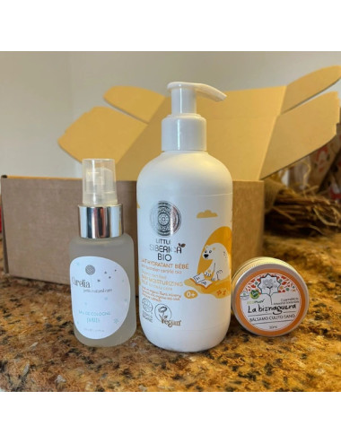 Suscripción Mensual My Natural Baby Box – Cuidado Completo - EcoMoms - Caja Personalizada | Natural y sin tóxicos