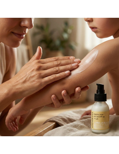 Protector Solar Fluido Protección y Nutrición Infantil - Matarrania - 100ml