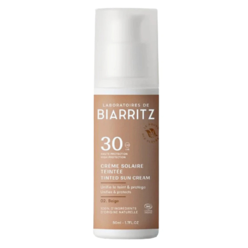 Crema Facial con Color SPF30 Tono Beige – Laboratoires Biarritz – 50 ml