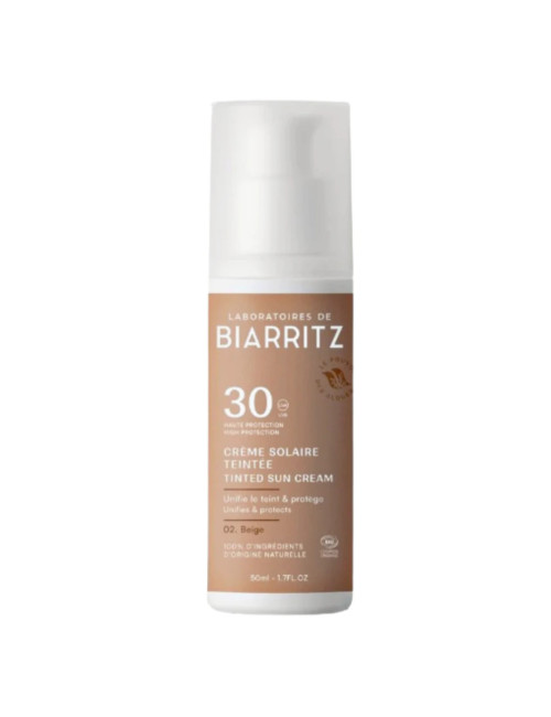Crema Facial con Color SPF30 Tono Beige – Laboratoires Biarritz – 50 ml