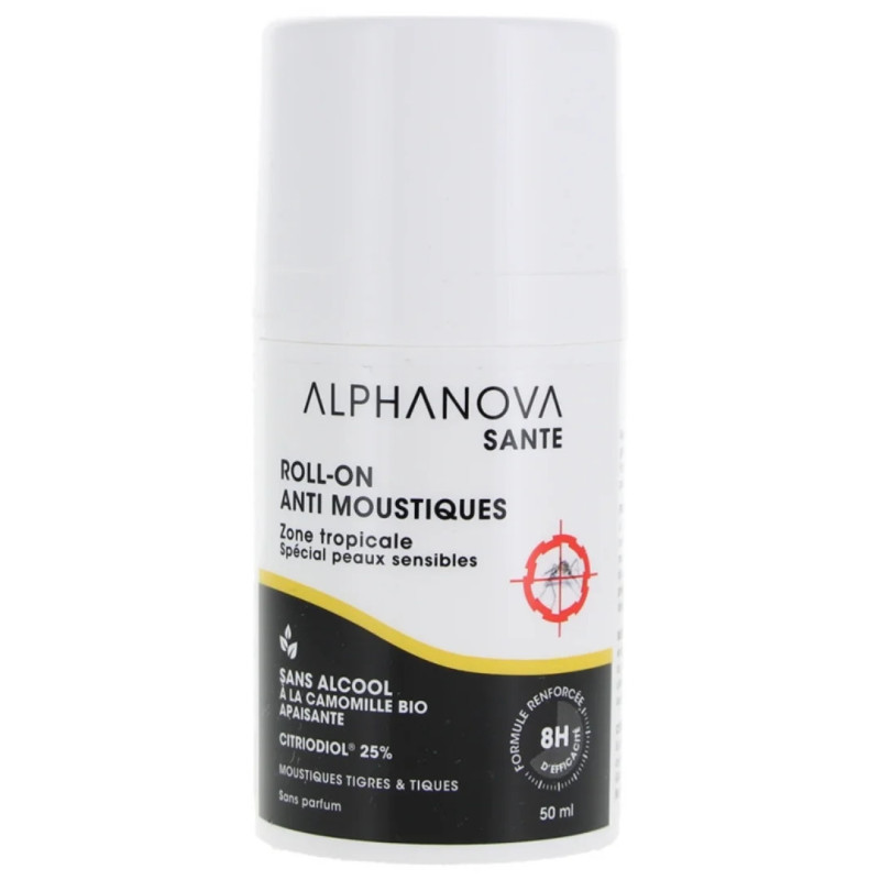 Roll-on antimosquitos Natural para Zonas Tropicales - Alphanova - 75ml