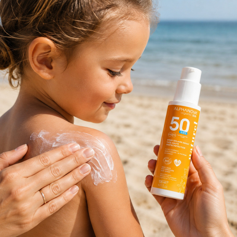 Spray Protector Solar Infantil SPF 50 - Alphanova - 100g