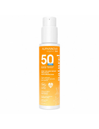 Protector Solar Infantil SPF 50 - Alphanova - 125ml | Natural y sin tóxicos