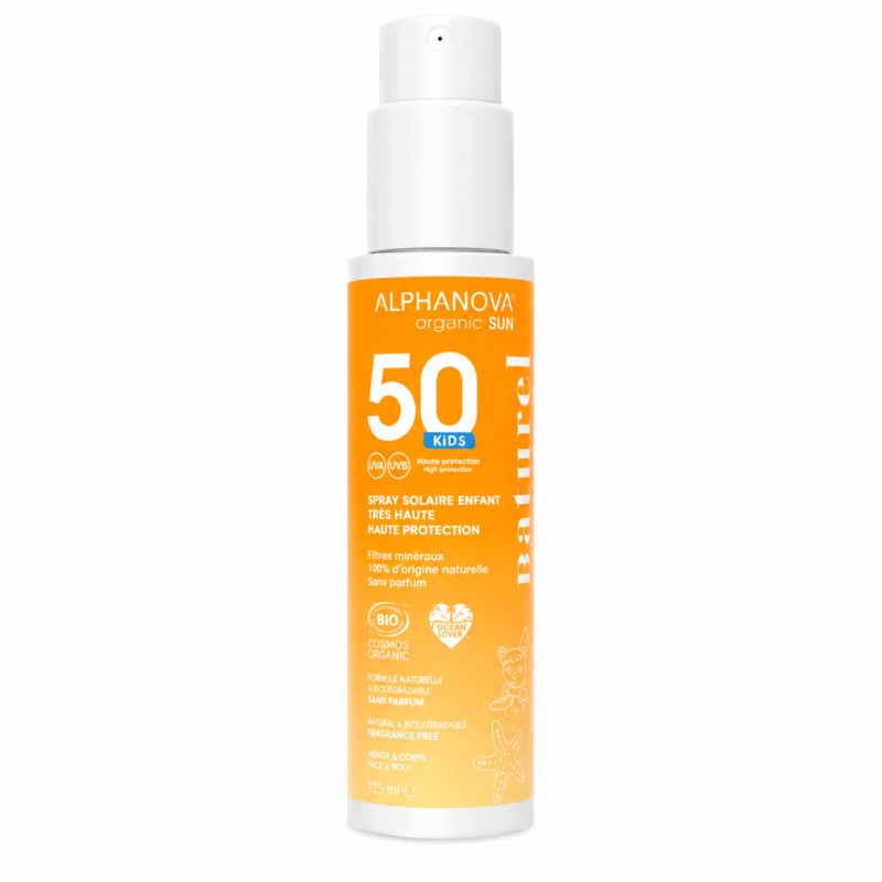 Spray Protector Solar Infantil SPF 50 - Alphanova - 100g