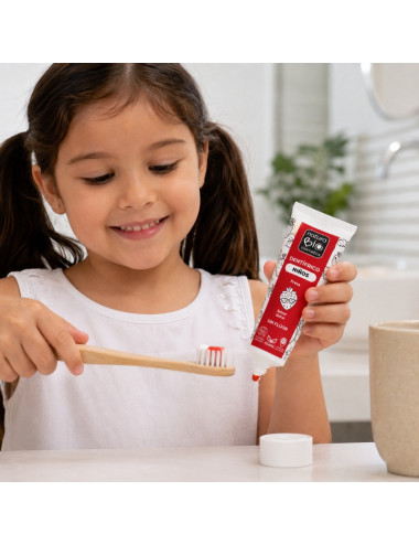 Dentífrico Niños Sin Flúor ni Colorantes Fresa 75ml NaturaBio cosmetics