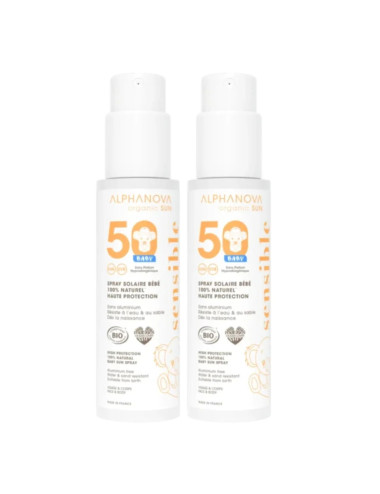 Protector Solar Infantil SPF 50+ - Alphanova - 125ml | Natural y sin tóxicos