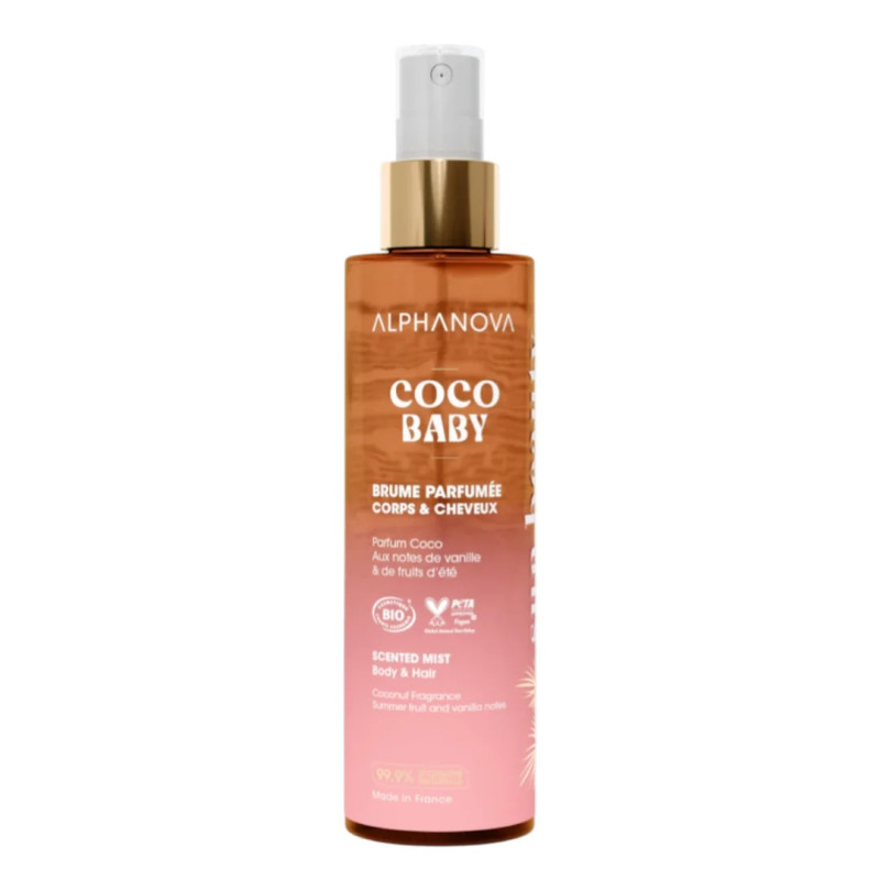Bruma Bebé Cabello y Cuerpo BIO Coco – Alphanova – 100 ml