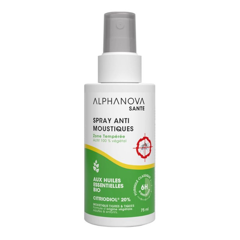 Spray Antimosquitos Natural Protección 6h - Alphanova - 75ml