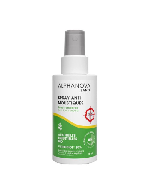 Spray Antimosquitos Natural Protección 6h - Alphanova - 75ml