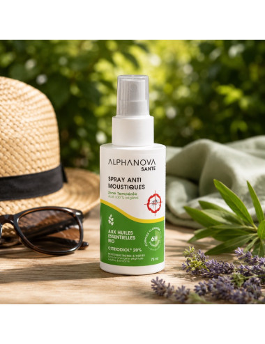 Spray Antimosquitos Natural Protección 6h - Alphanova - 75ml