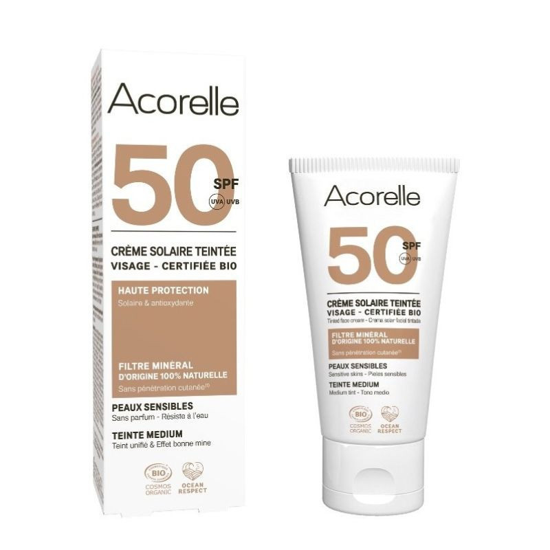 Crema Facial Protectora SPF 50 - Acorelle - 50ml